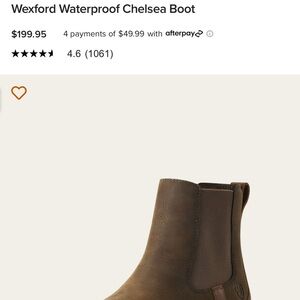 Ariat Leather Chelsea Boot in Brown